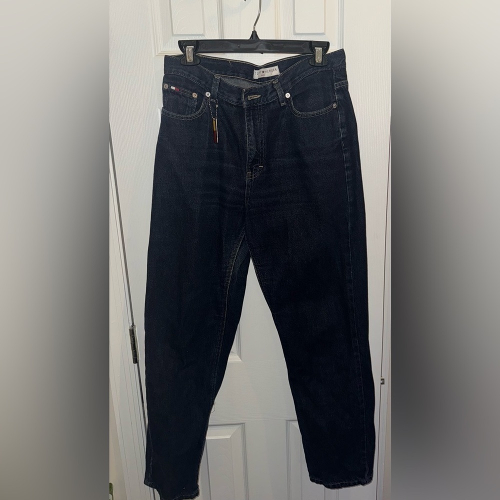 Tommy Hilfiger Straight Leg Dark Wash Jeans Size 10